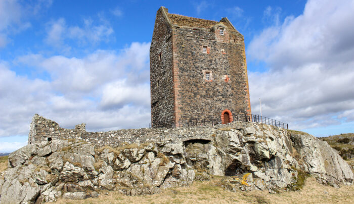 Smailholm Tower on the Borders Abbeys Way