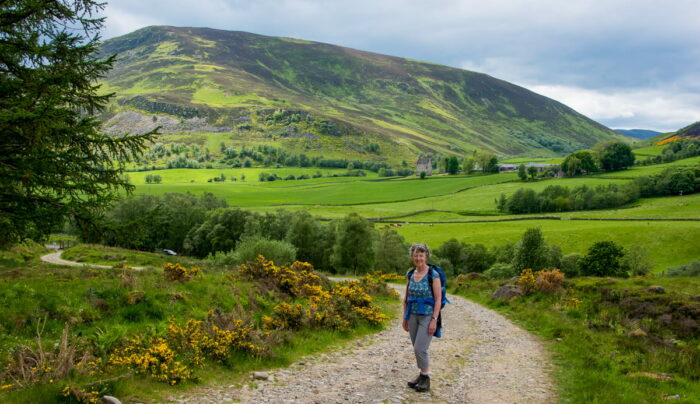 An Absolute Escapes client walking the trail (credit - Peter Backhouse)