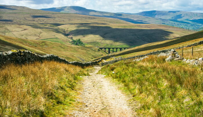 Dales Way near Arten Gill Viaduct (credit - S. R. Miller)