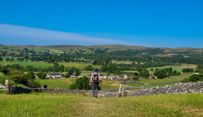 An Absolute Escapes client walking the Dales Way (credit - Marianne Engelshove)