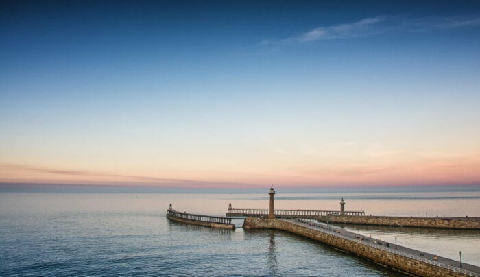 Sunset over Whitby