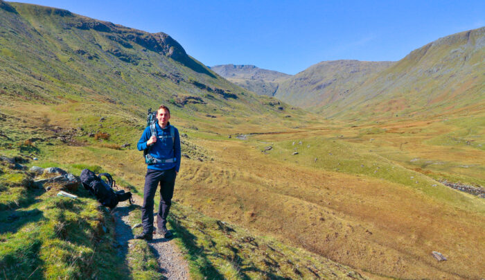 James from the Absolute Escapes team on the Tour of the Lake District