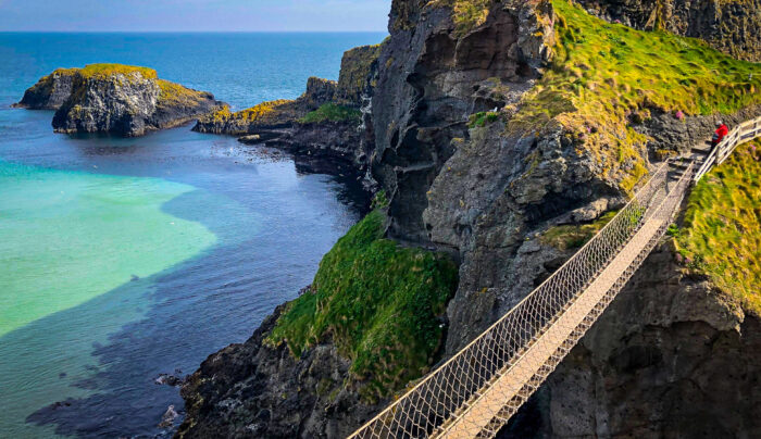 Carrick-a-Rede Rope Bridge near Ballintoy in County Antrim