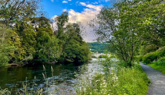 The route from Acharn to Aberfeldy (credit - Katia Fernandez Mayo)