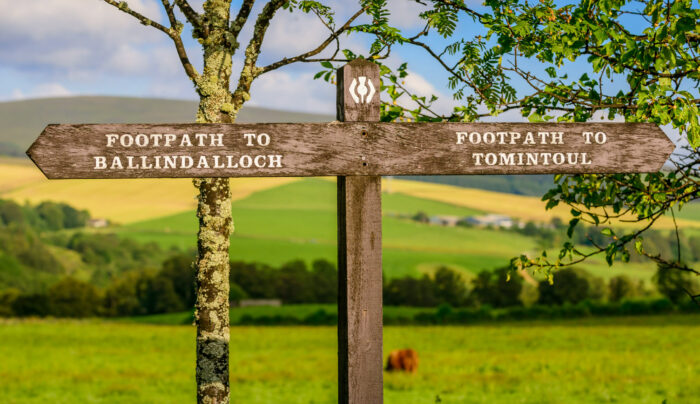 Speyside Way signpost