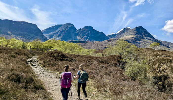 Walking into the Cuillin Mountains (credit - Katia Fernandez Mayo)