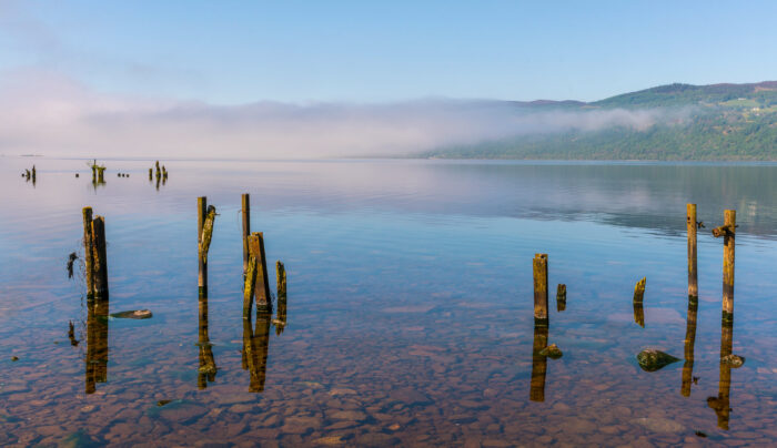 Mist over Loch Ness