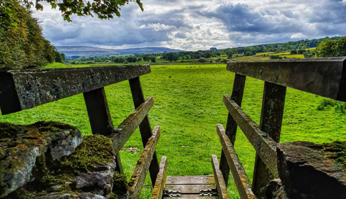 Views back towards Aysgarth on the Herriot Way