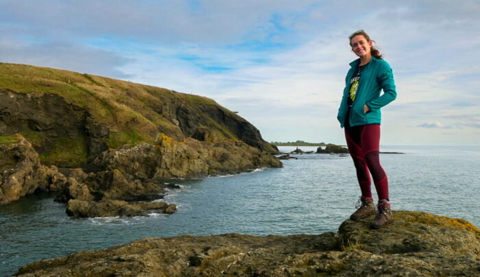 Tessa from the Absolute Escapes team near Elie