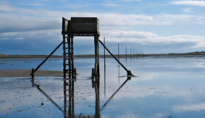 The crossing to the Holy Island of Lindisfarne