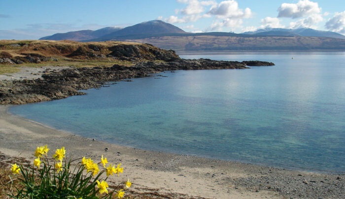 Beautiful bay on the Kintyre Way