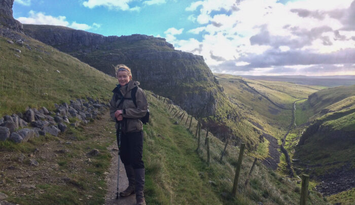 Ing Scar on the Pennine Way