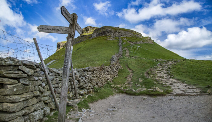 Views to Pen-y-Ghent hill