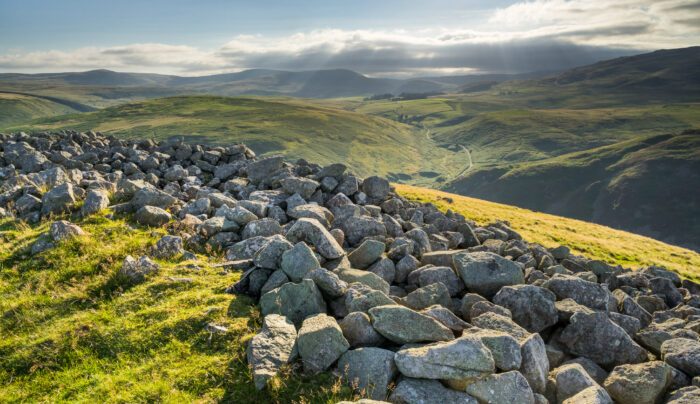 Views over Northumberland National Park