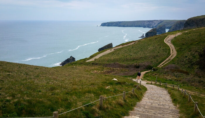 Coastal path between Padstow and Newquay