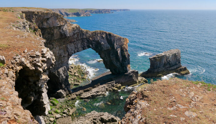 Stack Rocks on the Pembrokeshire Coastal Path