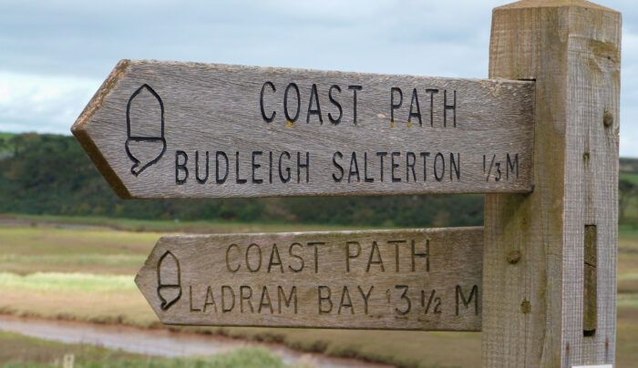 Waymarking on the South West Coast Path