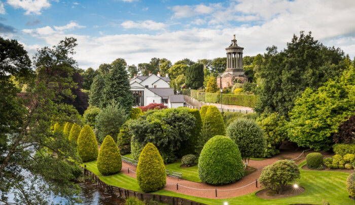 Burns Monument seen From Brig O'Doon In Alloway