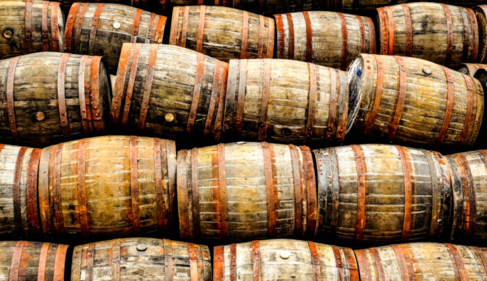 Whisky barrels