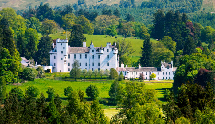 Blair Castle in Highland Perthshire