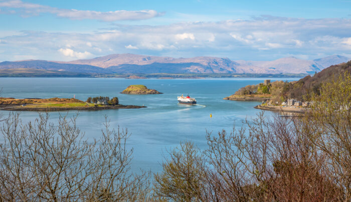 Oban harbour from Pulpit Hill