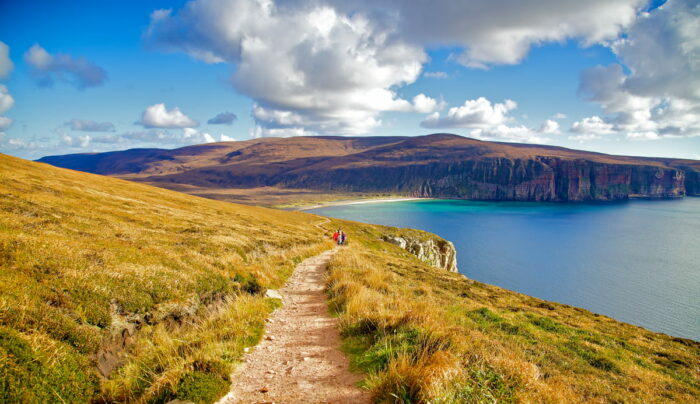 The coast path at Rackwick Bay, Orkney (credit - Colin Keldie, Visit Scotland)