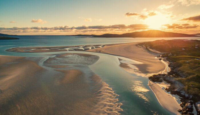 Sunset at Luskentyre Beach