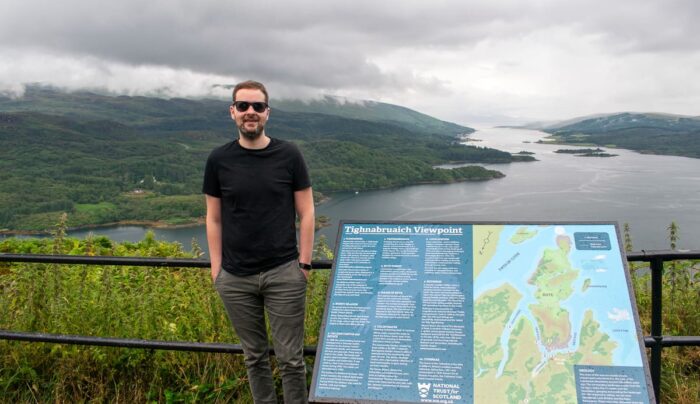 View across Loch Ruel in the Cowal Peninsula