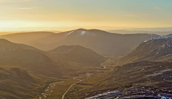 Wild landscape in Glenshee