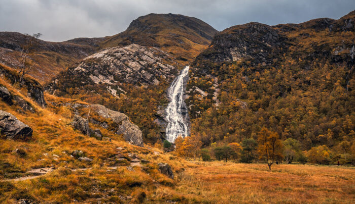 Steall Falls in Glen Nevis