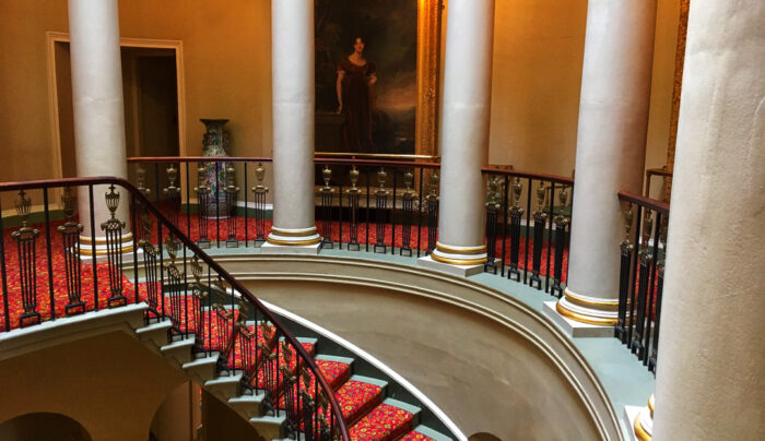 Oval stairway at Culzean Castle