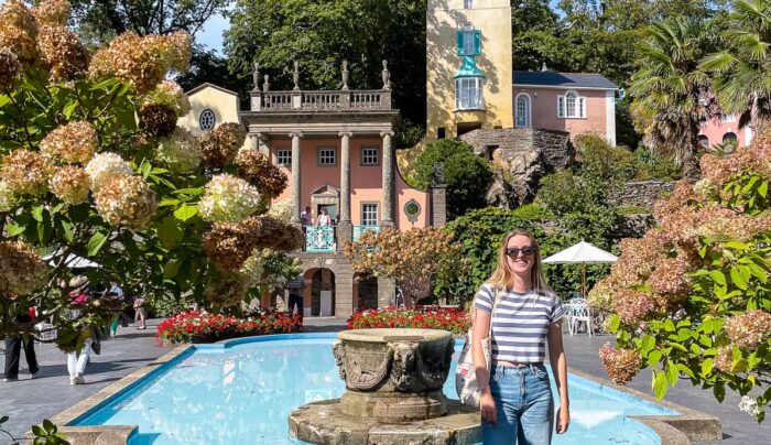 Zoe from the team exploring Portmeirion