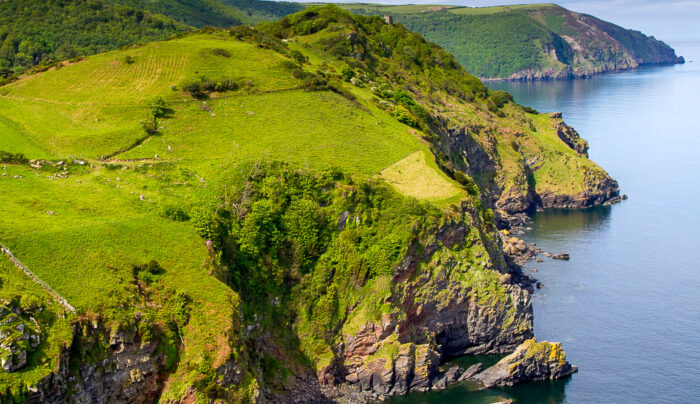 Devon Coastline near Lynton and Lynmouth