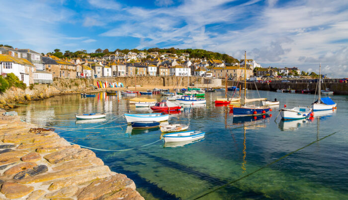 Mousehole Harbour near Penzance, Cornwall