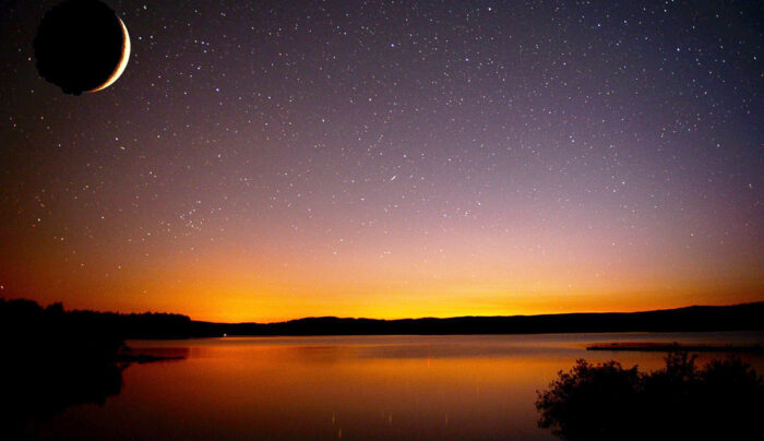 New Moon over Kielder Observatory