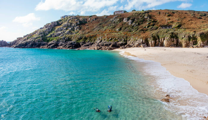 Snorkelling at Kynance Cove