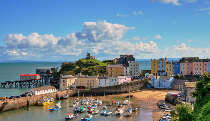 View of Tenby Harbour, Pembrokeshire