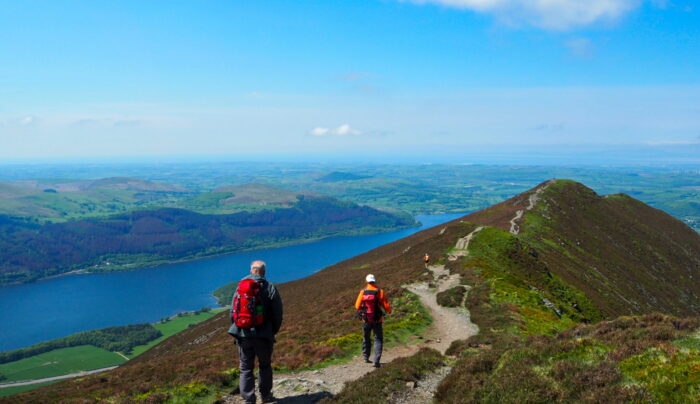 Hiking on the Cumbria Way, Lake District