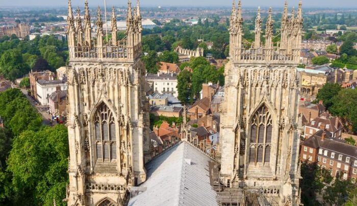 View from the tower climb at York Minster (credit - Charlotte Ballantyne)