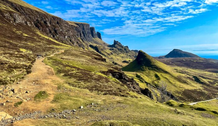 Unique landscape on the Isle of Skye