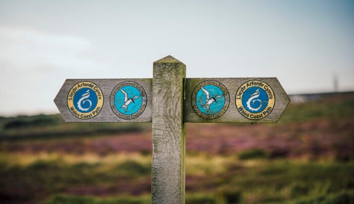 Isle of Anglesey and Wales Coast Path Waymarker