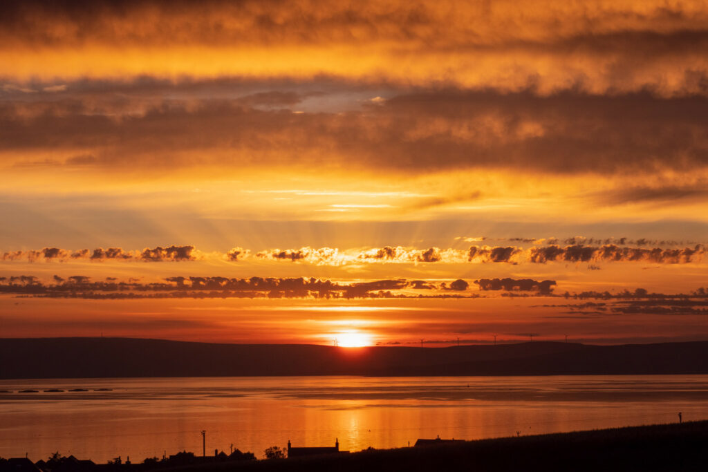 Orkney Sunset by Mike Pountney