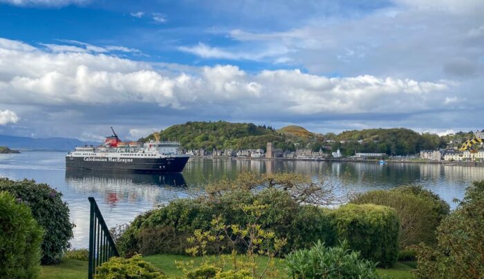 Ferry arriving in Oban