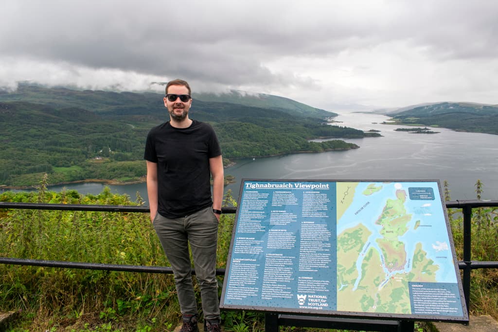 Loch Ruel Viewpoint in the Cowal Peninsula