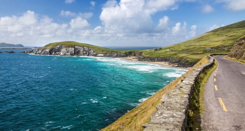 Coastal road at Slea Head Drive, Dingle Peninsula