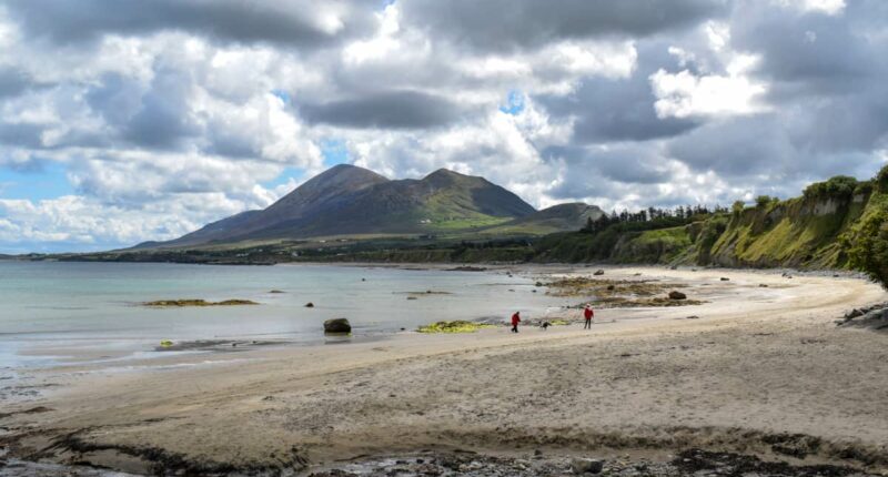 Croagh Patrick from Old Head Beach, Co. Mayo