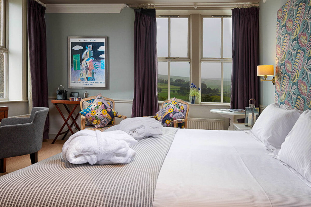 Bedroom at the Devonshire Fell Hotel