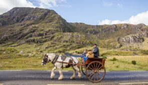 Jaunting cart tour, Killarney National Park, Co Kerry (credit - Hu O'Reilly, Fáilte Ireland)