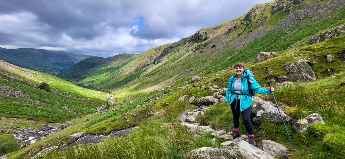 Walker on the Coast to Coast in the Lake District