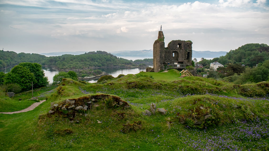 Tarbert Castle by Loch Fyne, Kintyre